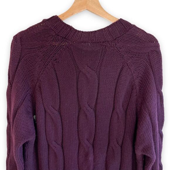 LLandre Knitwear Wool Cable Knit Fishermen’s Made in Wales Sweater - Picture 6 of 7